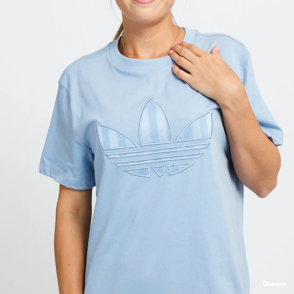 VESTIDO FEMENINO ADIDAS TREFOIL APPLICATION TEE MANGAS CORTAS