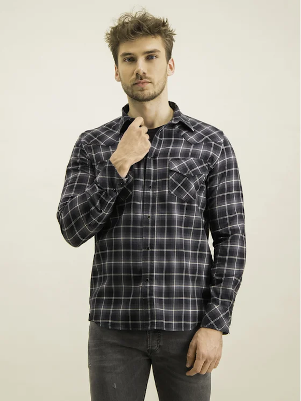 CAMISA MASCULINO DIESEL S-EAST-LONG-N MANGAS LARGAS