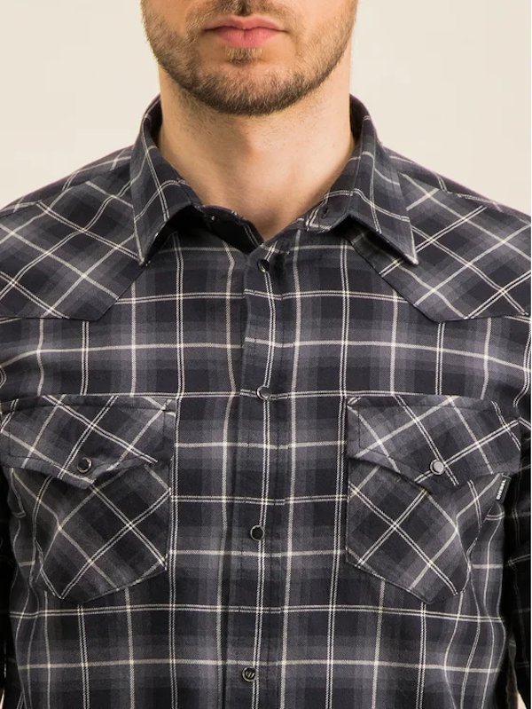 CAMISA MASCULINO DIESEL S-EAST-LONG-N MANGAS LARGAS