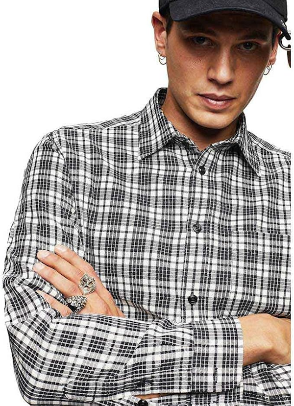 CAMISA MASCULINO DIESEL S-TROPP MANGAS LARGAS