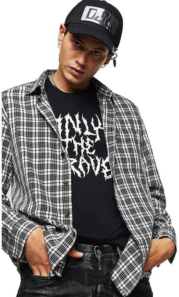 CAMISA MASCULINO DIESEL S-TROPP MANGAS LARGAS