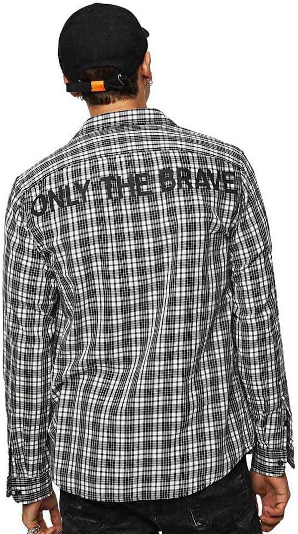 CAMISA MASCULINO DIESEL S-TROPP MANGAS LARGAS