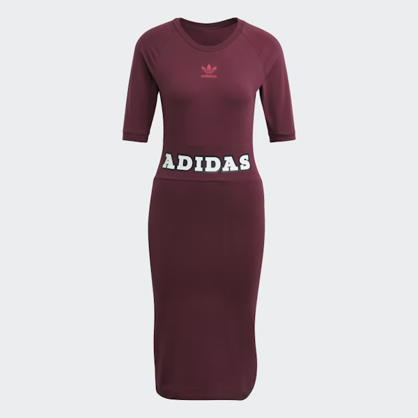 VESTIDO FEMENINO ADIDAS LOGO PLAY MANGAS CORTAS