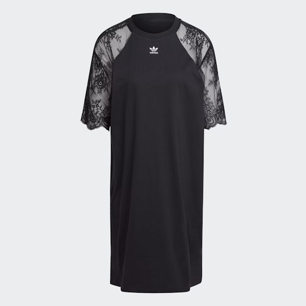 VESTIDO FEMENINO ADIDAS ENCAJE ADICOLOR CLASSICS MANGAS CORTAS
