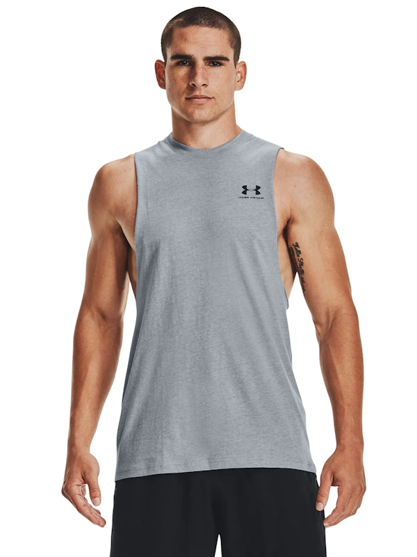 CAMISETA DEPORTIVO MASCULINO UNDER ARMOUR LEFT CHEST SIN MANGAS