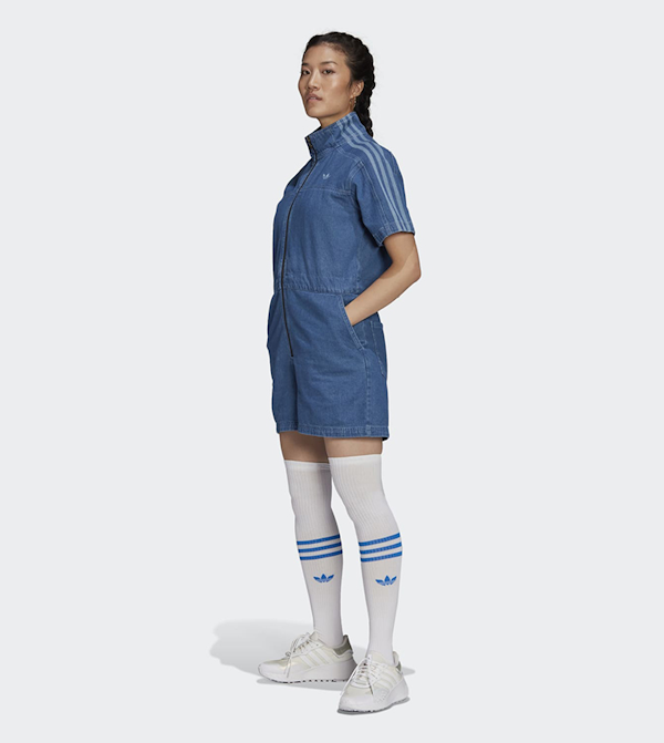 MONO FEMENINO ADIDAS ADICOLOR DENIM MANGAS CORTAS