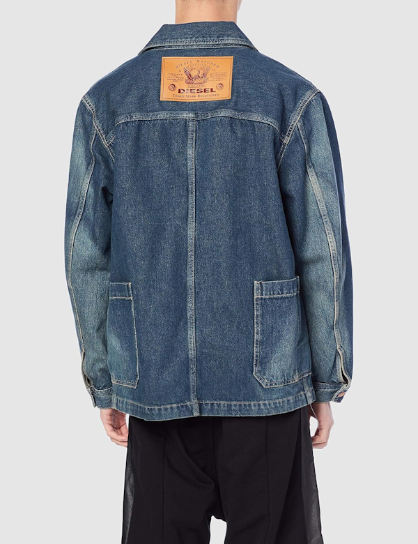 CHAQUETA MASCULINO DIESEL D-ROLK DE MEZCLILLA