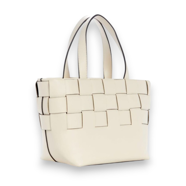 BOLSO DE MANO FEMENINO GUESS BORDIZZO CREAM