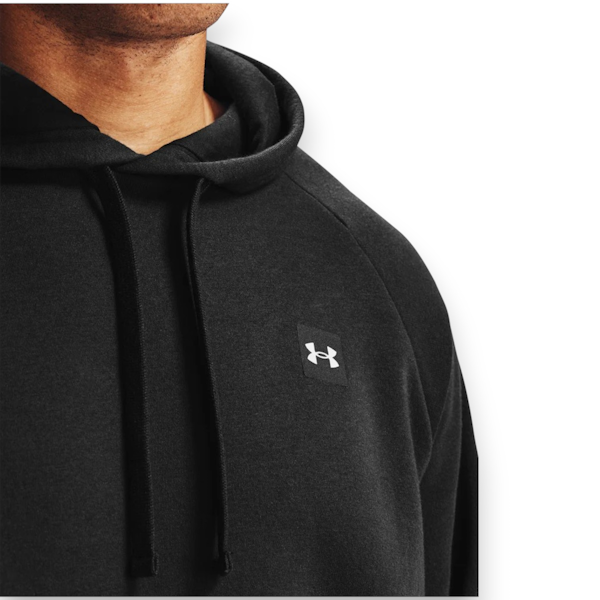 HOODIE DEPORTIVO MASCULINO UNDER ARMOUR RIVAL FLEECE BLACK