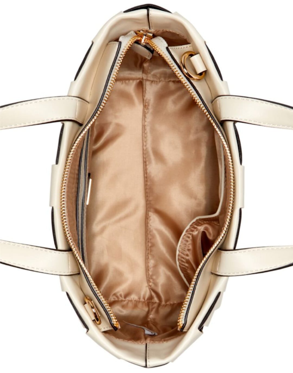 BOLSO DE MANO FEMENINO GUESS BORDIZZO CREAM