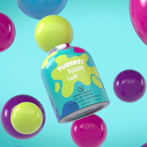 PERFUME INFANTIL GRANDEUR ÉLITE TUBBEES BUBBLE GUM EDP 50ML