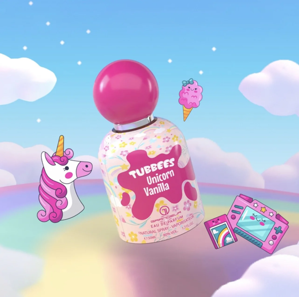 PERFUME INFANTIL GRANDEUR ÉLITE TUBBEES UNICOR VANILLA EDP 50ML