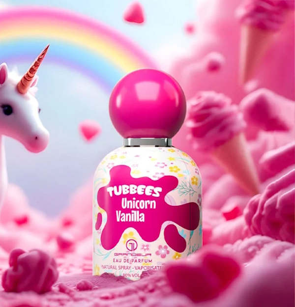 PERFUME INFANTIL GRANDEUR ÉLITE TUBBEES UNICOR VANILLA EDP 50ML