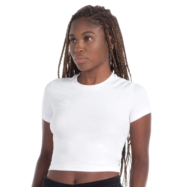 CAMISETA CASUAL FEMENINO UMBRO ESSENTIAL COMFY MANGAS CORTAS