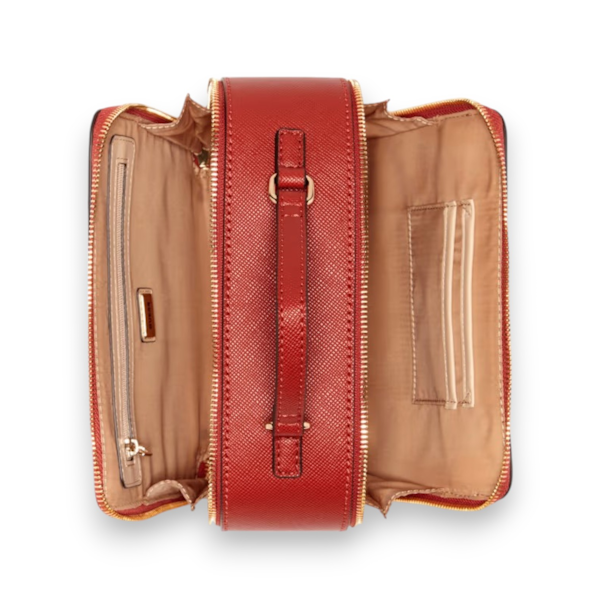 BOLSO BANDOLERA FEMENINO GUESS WARLINGTON RED