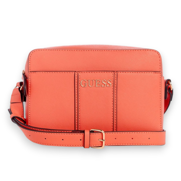 BOLSO BANDOLERA FEMENINO GUESS ZADORA ORANGE TROPIC