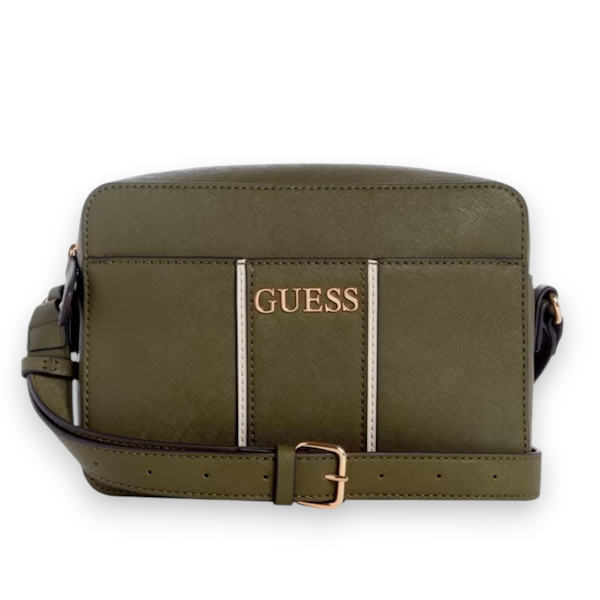 BOLSO BANDOLERA FEMENINO GUESS ZADORA GREEN