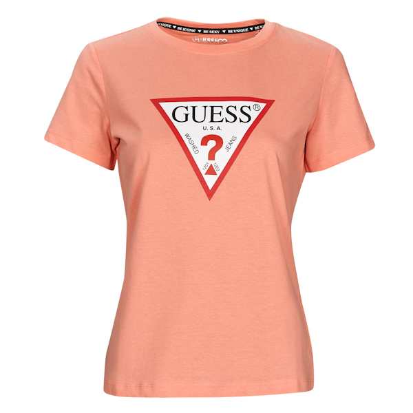 CAMISETA FEMENINO GUESS LOGO MANGAS CORTAS