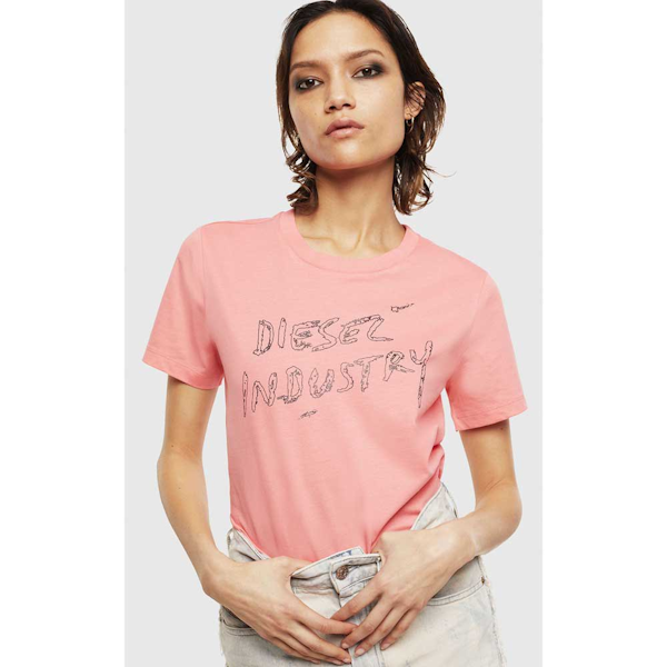 CAMISETA FEMENINO DIESEL T-SILY-S7 MAGLIETTA MANGAS CORTAS