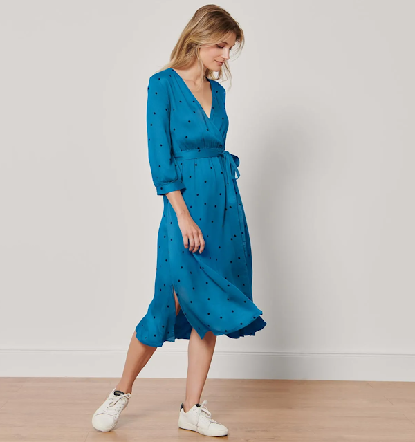 VESTIDO FEMENINO TCHIBO WEB KLEID A MOTITAS