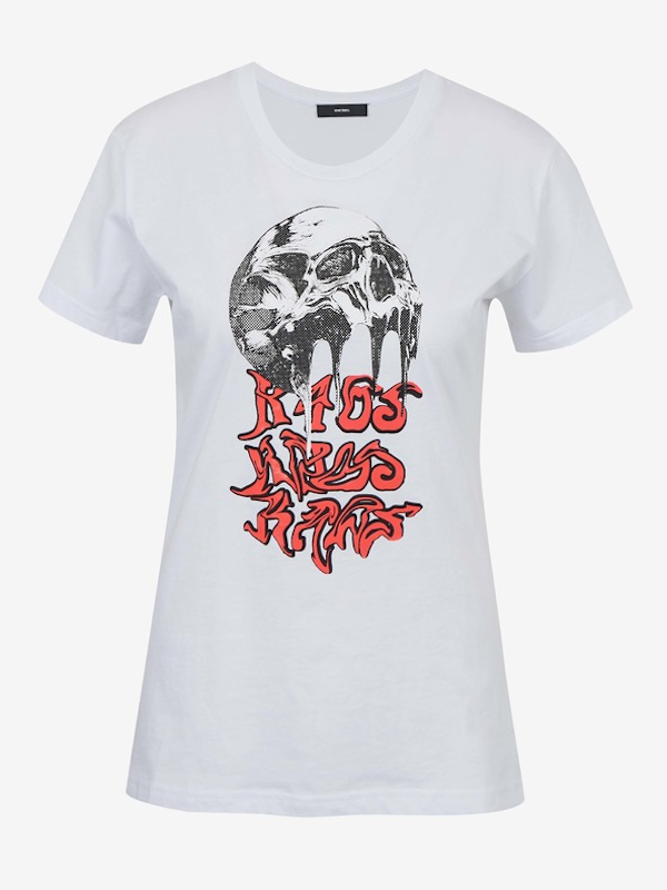 CAMISETA FEMENINO DIESEL T-SILY-TRIXY MANGAS CORTAS
