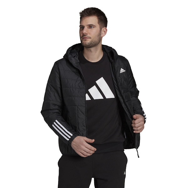 CHAQUETA TÉRMICO MASCULINO ADIDAS ITAVIC 3 STRIPES CON CAPUCHA