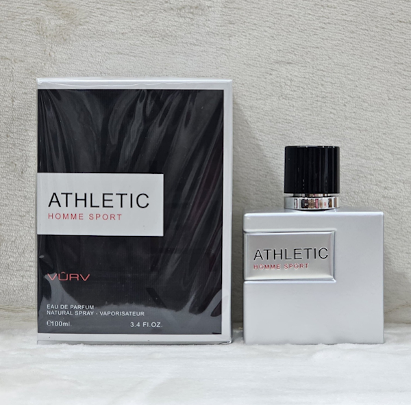 PERFUME MASCULINO VURV ATHLETIC HOMME SPORT EDP 100ML