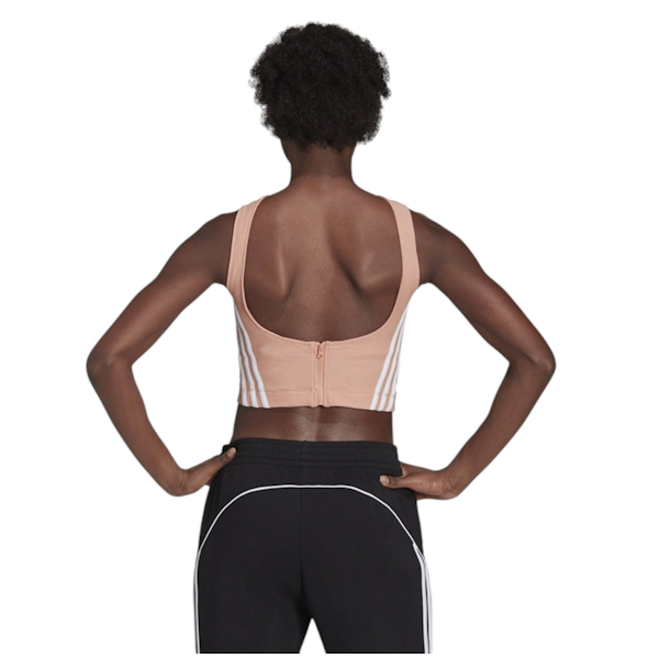 TOP DEPORTIVO FEMENINO ADIDAS SPORTSWEAR CROPPED RIBBED SIN MANGAS