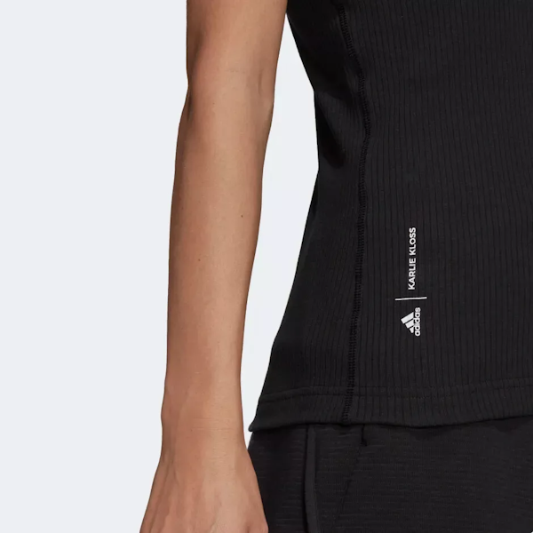 CAMISETA DEPORTIVO FEMENINO ADIDAS X KARLIE KLOSS RIB SIN MANGAS