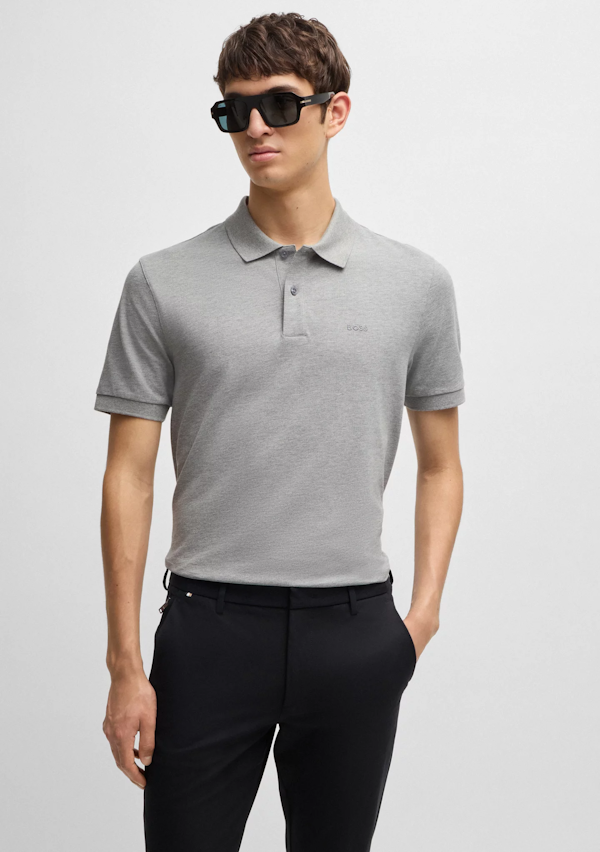 CAMISETA POLO MASCULINO HUGO BOSS PALLAS REGULAR FIT MANGAS CORTAS