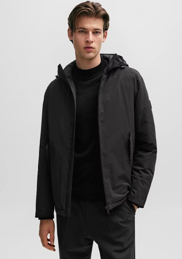 CHAQUETA CASUAL MASCULINO HUGO P-COGLIO CON CAPUCHA WATERPROOF
