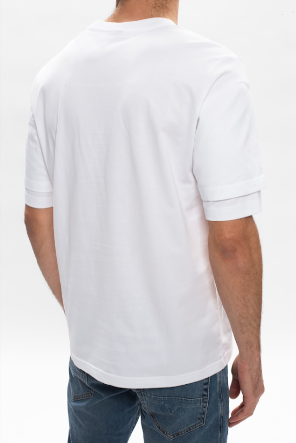 CAMISETA MASCULINO DIESEL T-FONTAL MANGAS CORTAS