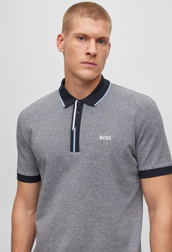 CAMISETA POLO MASCULINO HUGO BOSS PADDY REGULAR FIT MANGAS CORTAS