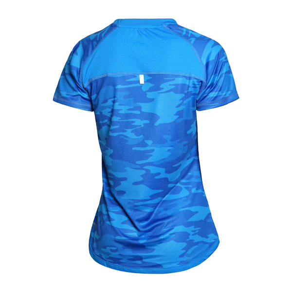 CAMISETA DEPORTIVO FEMENINO PUMA RUN GRAPHIC MANGAS CORTAS BLUE