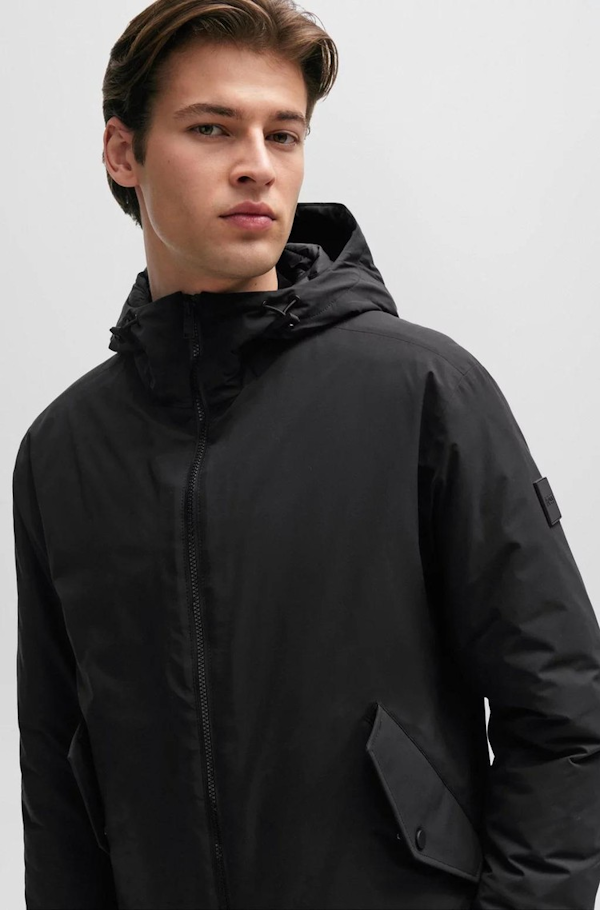 CHAQUETA CASUAL MASCULINO HUGO P-COGLIO CON CAPUCHA WATERPROOF