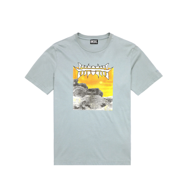 CAMISETA MASCULINO DIESEL T-JUST-C18 MANGAS CORTAS