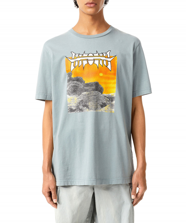 CAMISETA MASCULINO DIESEL T-JUST-C18 MANGAS CORTAS