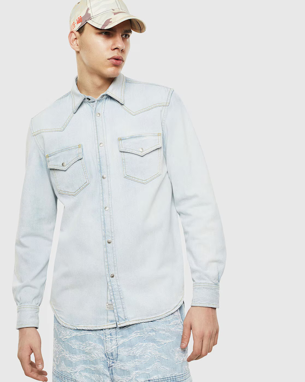 CAMISA MASCULINO DIESEL D-EAST-P1 MANGAS LARGAS
