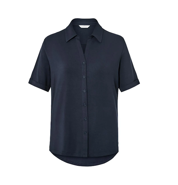 CAMISA FEMENINO TCHIBO BLUSEN MANGAS CORTAS