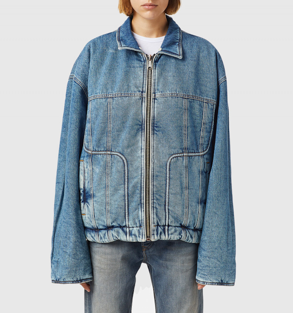 CHAQUETA FEMENINO DIESEL DE-FUBY-SP REVERSIBLE