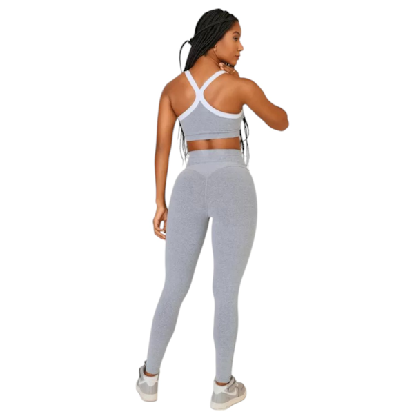 CONJUNTO DEPORTIVO FEMENINO LET´S GYM GUMMY TOP + LEGGINGS