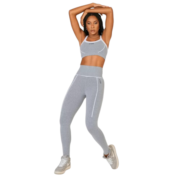 CONJUNTO DEPORTIVO FEMENINO LET´S GYM GUMMY TOP + LEGGINGS