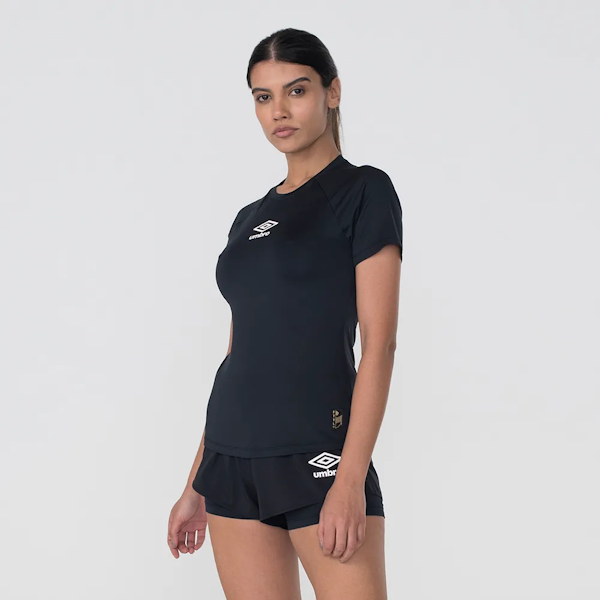 CAMISETA DEPORTIVO FEMENINO UMBRO FUTEVOLEI GRAPHIC CAMOUFLAGE MANGAS CORTAS