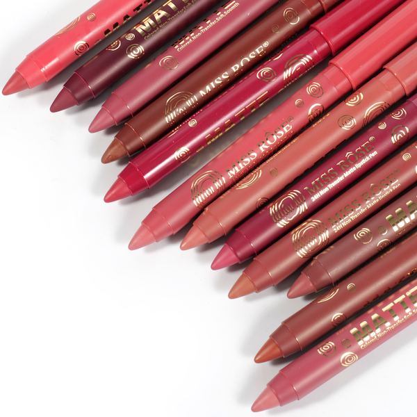 LÁPIZ LABIAL MISS ROSE 24H NON TRANSFER MATTE LIPSTICK