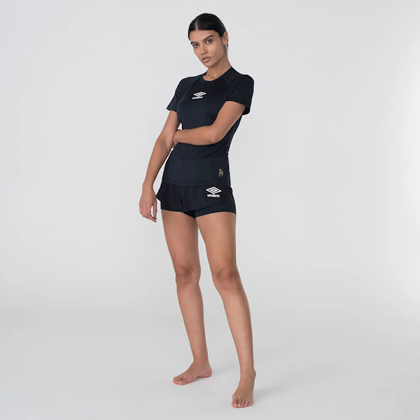 CAMISETA DEPORTIVO FEMENINO UMBRO FUTEVOLEI GRAPHIC CAMOUFLAGE MANGAS CORTAS