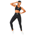CONJUNTO DEPORTIVO FEMENINO LET´S GYM BASIC COMFORT RIB TOP + LEGGINGS