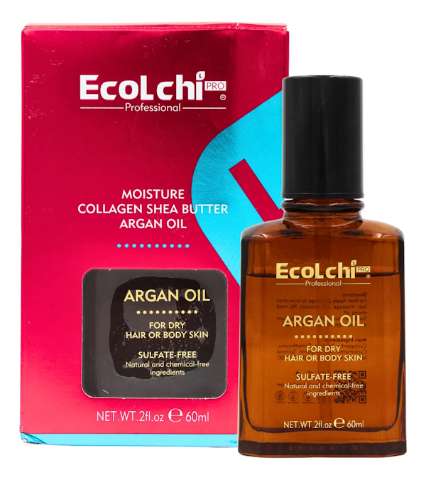 ACEITE CAPILAR ECOLCHI MOISTURE COLLAGEN ARGAN OIL 60ML