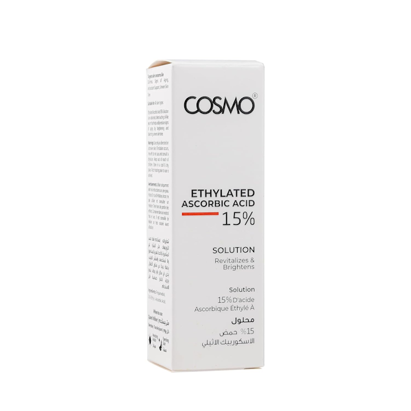 SÉRUM FACIAL COSMO ETHYLATED ASCORBYL ACID 15% SOLUTION 30ML
