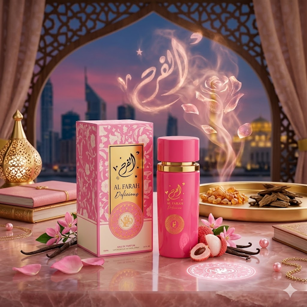 PERFUME FEMENINO AL GHAZAL AL FARAH DELICIOUS EDP 100ML
