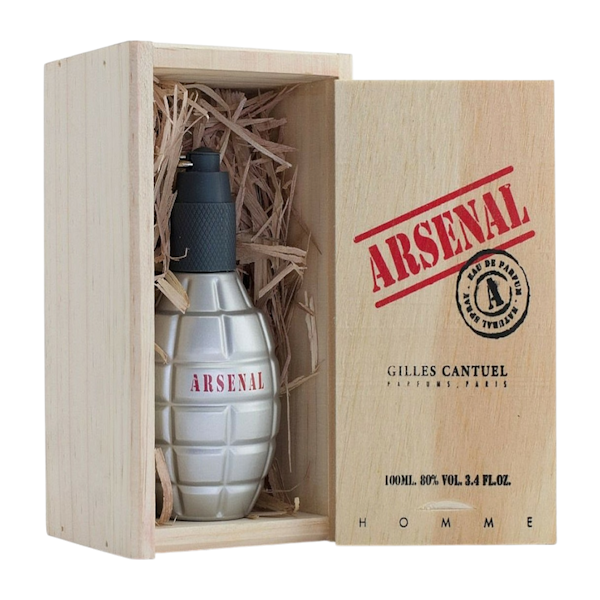 PERFUME MASCULINO GILLES CANTUEL ARSENAL GREY EDP 100ML